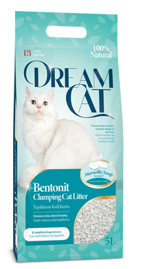Dream Cat Marseille Soap наповнювач бентонітовий з ароматом МАРСЕЛЬСЬКОГО МИЛА 5л