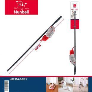 Іграшка для котів Nunbell Дражнилка вудка "Мишка"