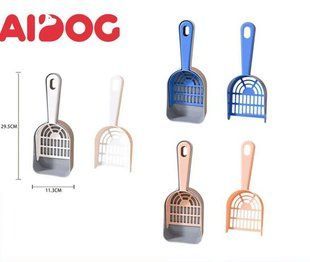 Совок для лотка для кота Aidog для сміття пластиковий кольори в асортименті 29,5х11,3 см- PE95002
